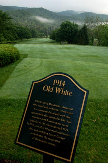 OLD WHITE COURSE, White Sulphur Springs , West Virginia - Golf course ...